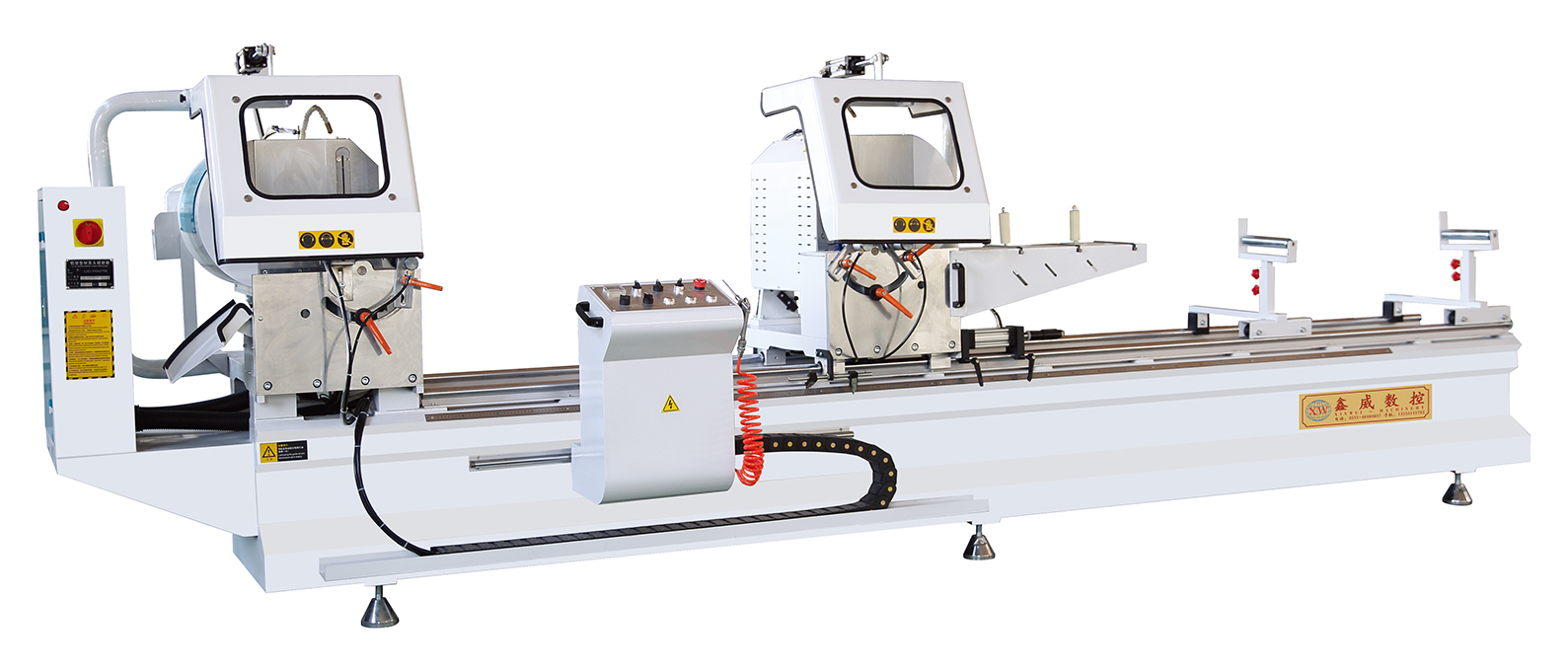 LJZ 2 -450×3700B 铝塑型材双头切割锯 ( 自动内外摆角 )