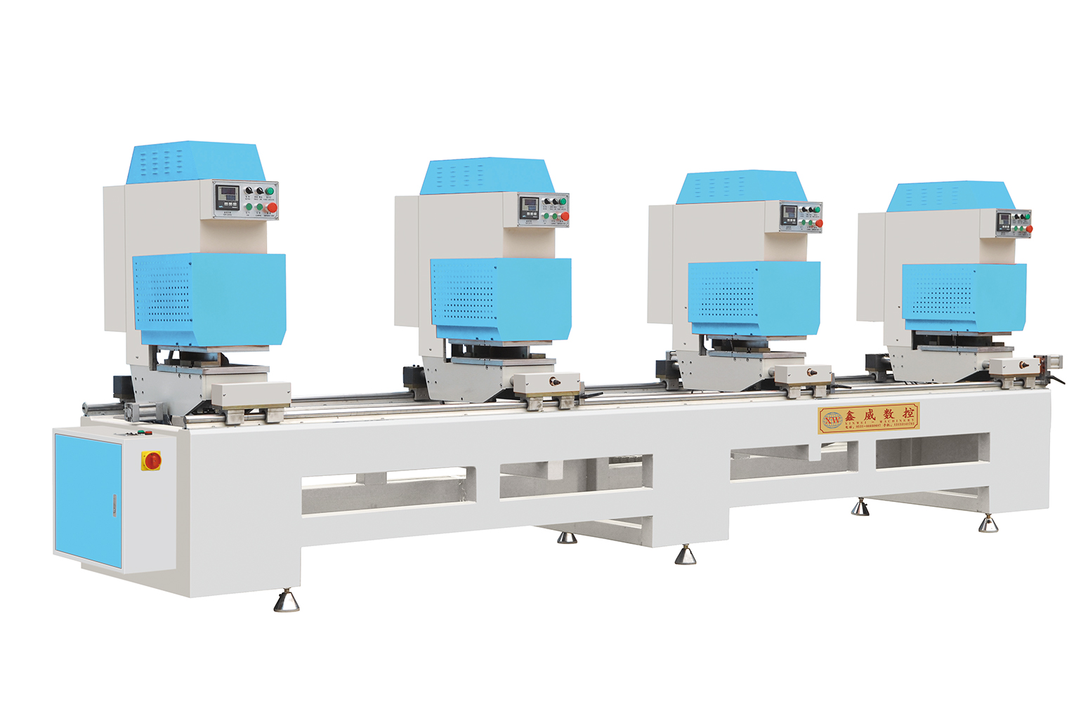 SHWA4-100×4500 塑料门窗双面四代无缝四位焊接机