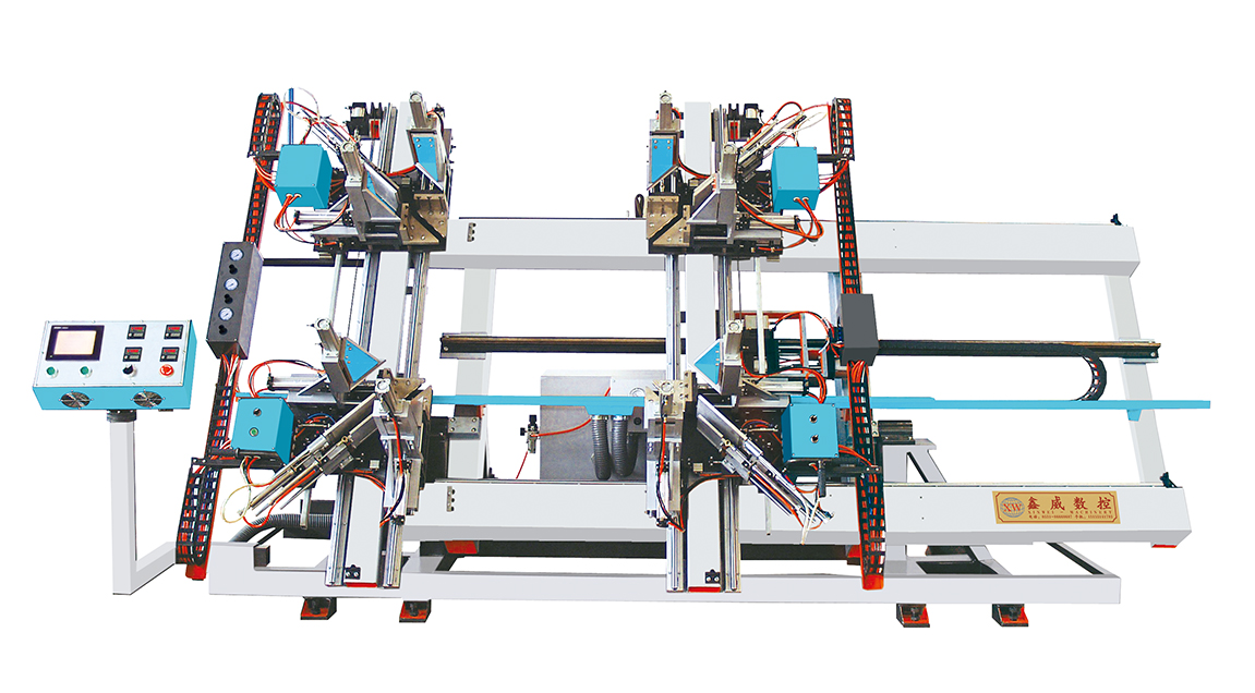 SHp4D-CNC-3000B 塑料门窗多层数控共挤四角焊接机