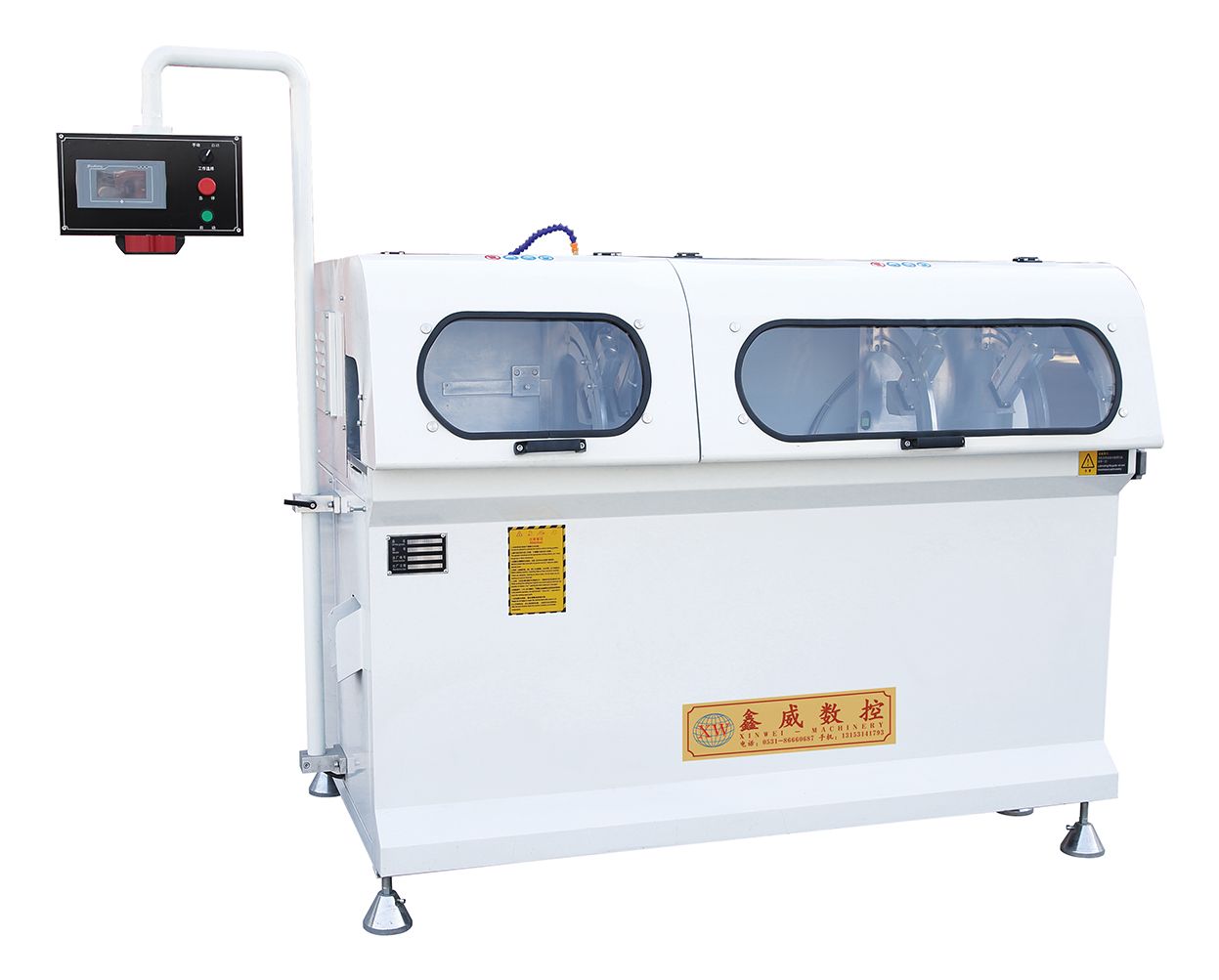 LJJA-CNC-500(450) 铝门窗角码自动切割锯 ( 数控 )